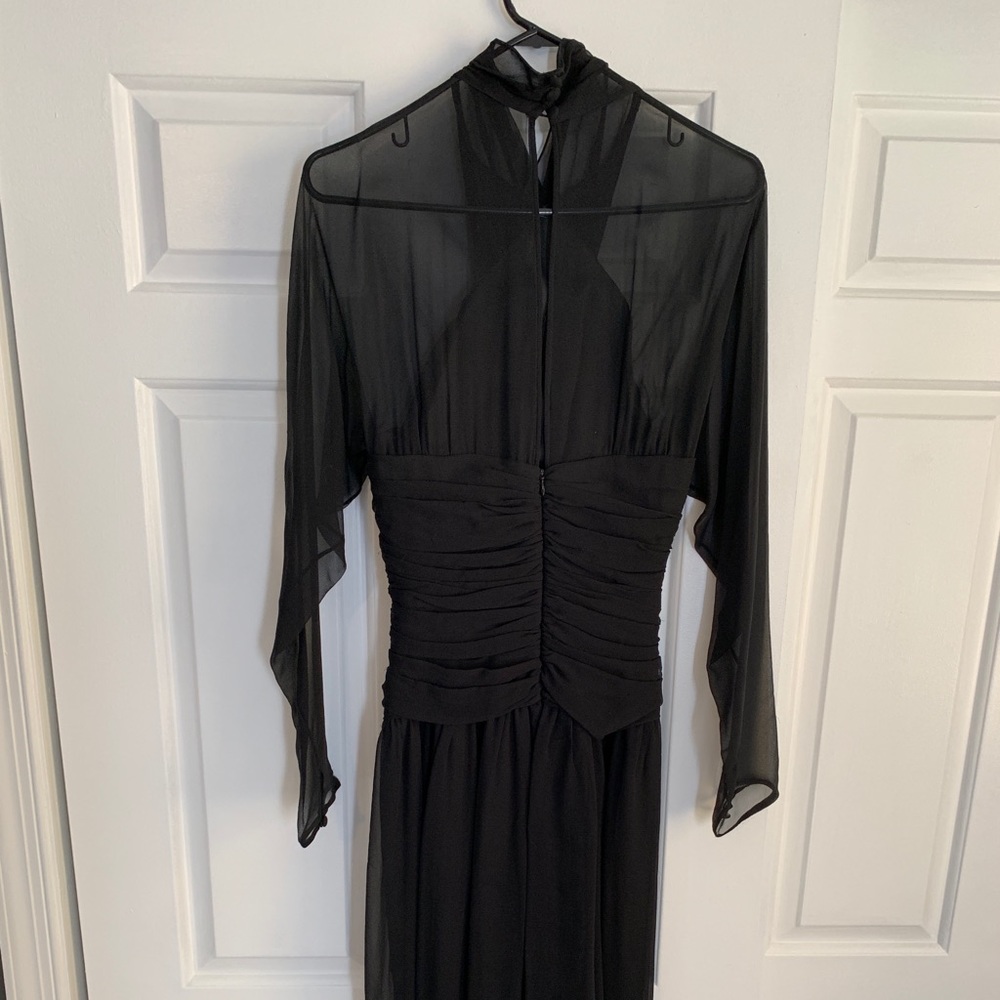 Black Chiffon Dress